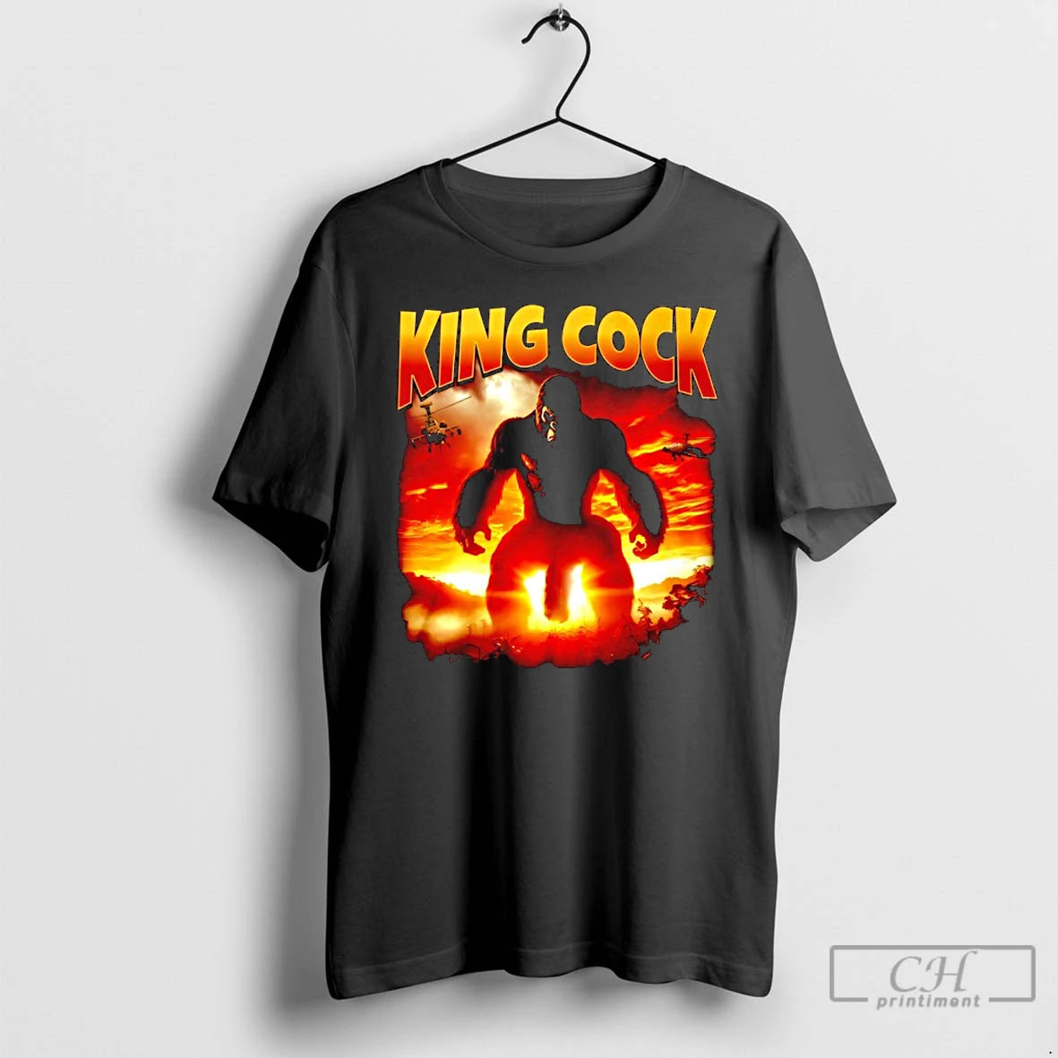 Premium King Cock Godzilla Monsters T-Shirts, Hoodie, Sweatshirt | PureTeeCo.com