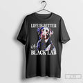 Premium Labrador Dog Life Is Better With A Black Lab T-Shirts, Hoodie, Sweatshirt | PureTeeCo.com