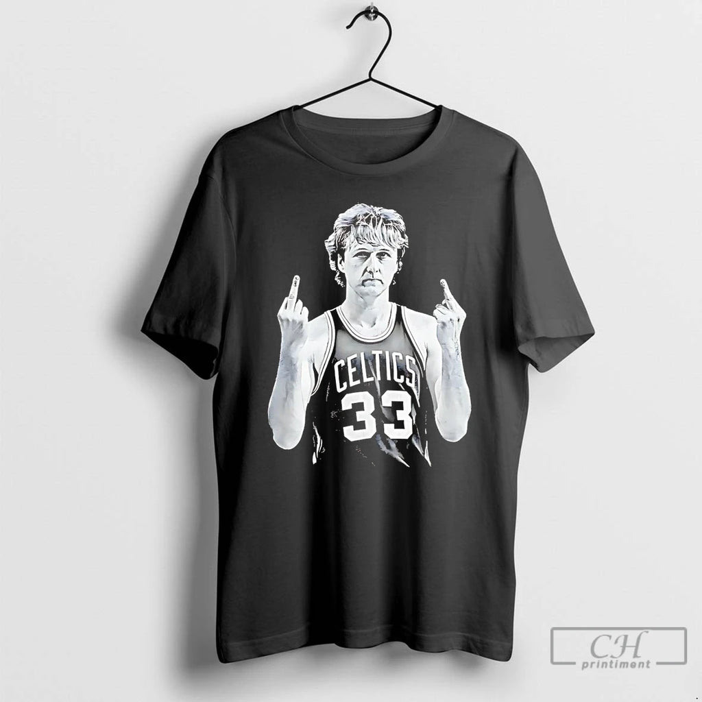 Premium Larry Bird Legend Middle Finger T-Shirts, Hoodie, Sweatshirt | PureTeeCo.com
