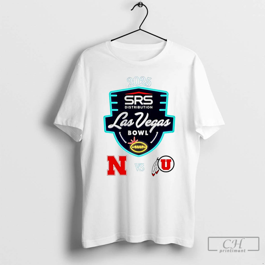 Premium Las Vegas Bowl 2025 Nebraska Vs Utah T-Shirts, Hoodie, Sweatshirt | PureTeeCo.com