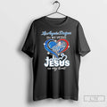 Premium Los Angeles Dodgers In My Veins And Jesus In My Heart Diamond Heart T-Shirts, Hoodie, Sweatshirt | PureTeeCo.com