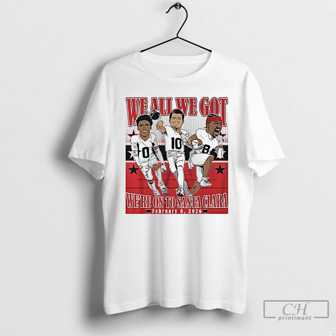 Premium Maye Diggs And Gonzalez We All We Got Were On To Santa Clara Patriots T-Shirts, Hoodie, Sweatshirt | PureTeeCo.com