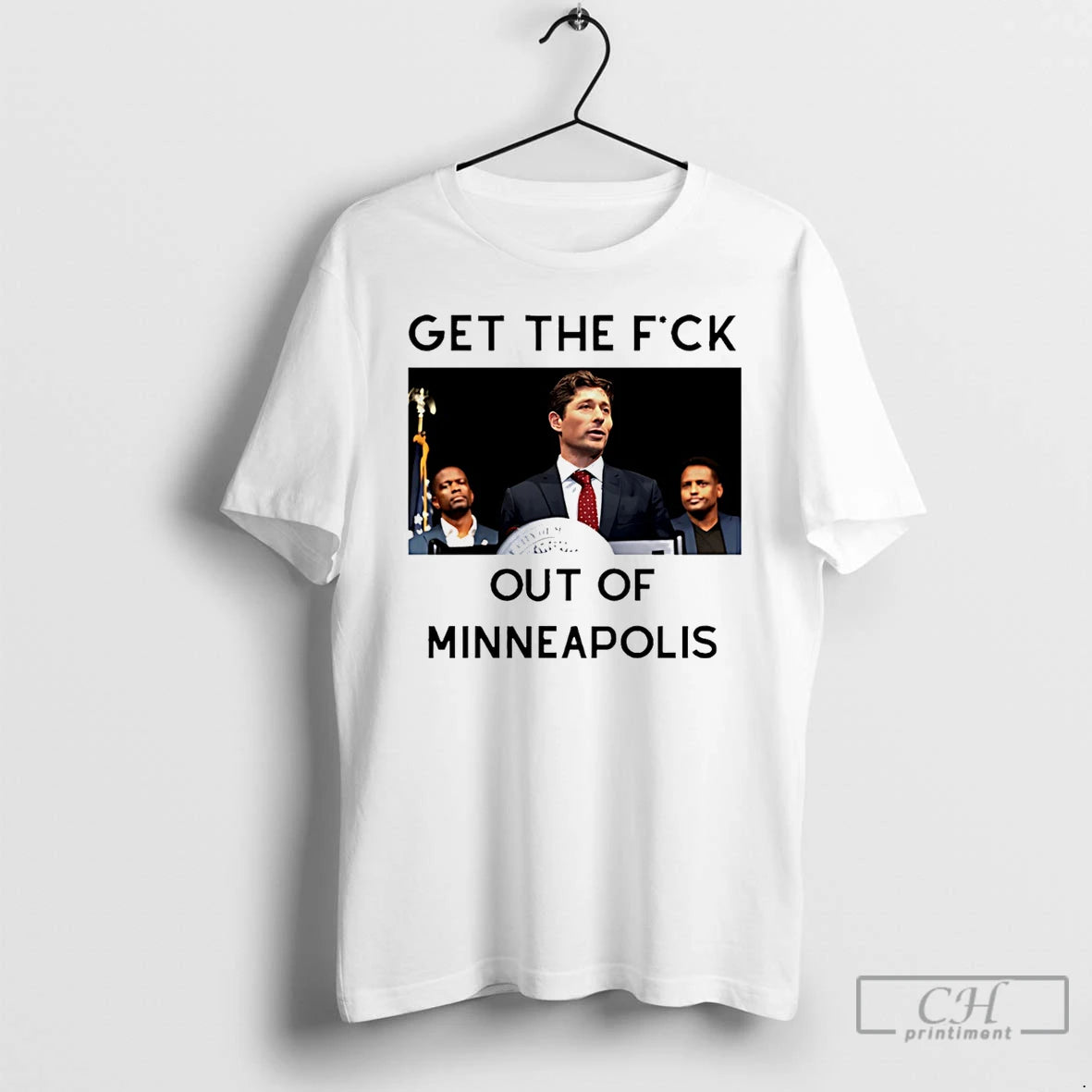 Premium Mayor Jacob Frey Frey Get The Fuck Out Of Minneapolis T-Shirts, Hoodie, Sweatshirt | PureTeeCo.com