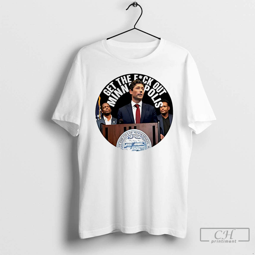 Premium Mayor Jacob Get The Fck Out Of Minneapolis Abolish Ice T-Shirts, Hoodie, Sweatshirt | PureTeeCo.com