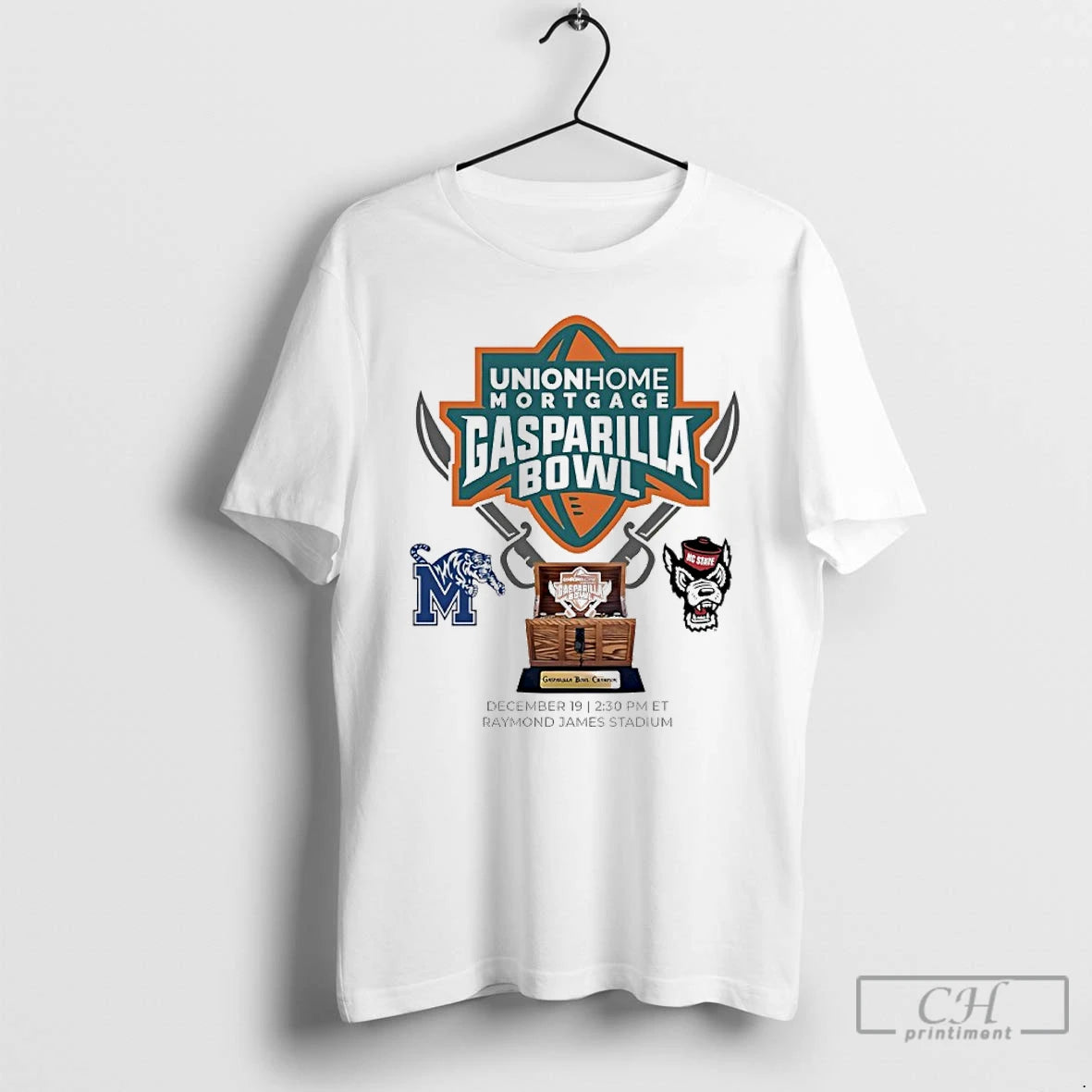 Premium Memphis Tigers Vs Nc State Wolfpack 2025 Gasparilla Bowl T-Shirts, Hoodie, Sweatshirt | PureTeeCo.com