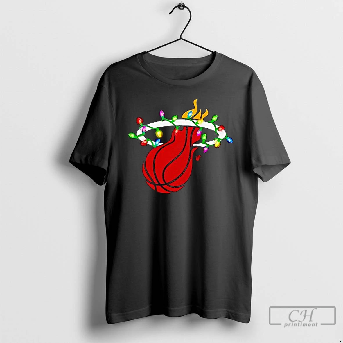 Premium Miami Heat Logo Lights Merry Christmas T-Shirts, Hoodie, Sweatshirt | PureTeeCo.com