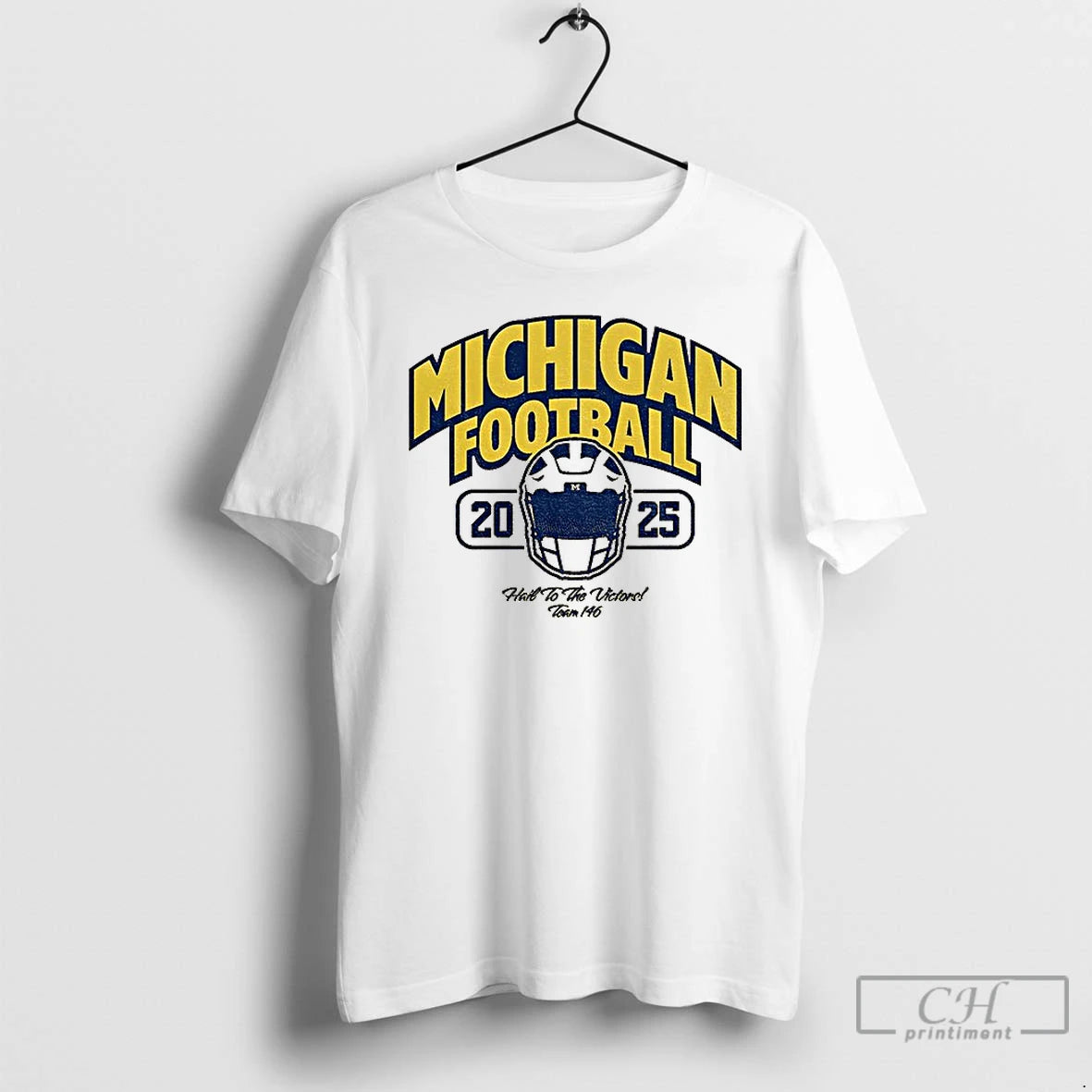 Premium Michigan Wolverines 2025 Football Hail To The Victors T Shirts