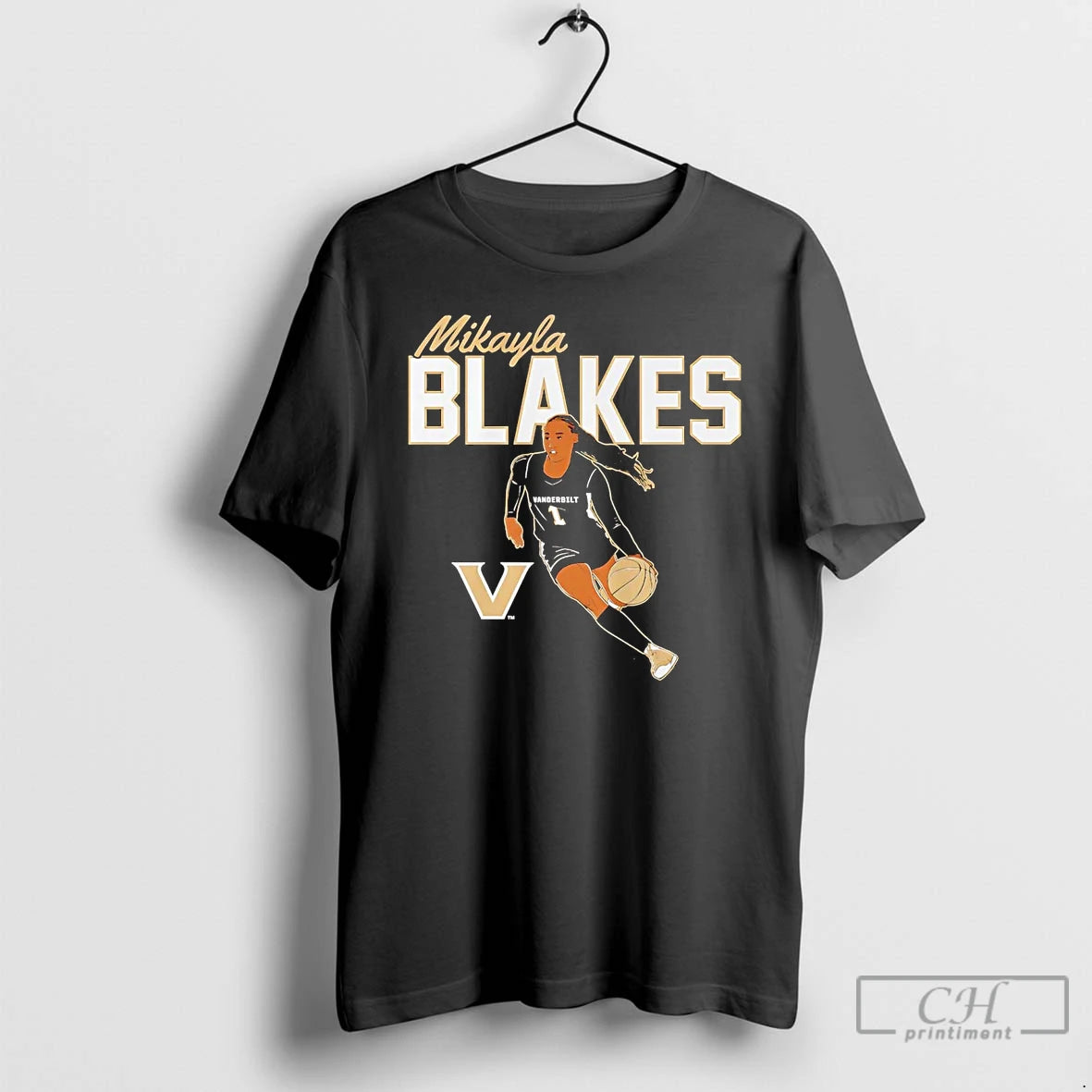 Premium Mikayla Blakes Dribble Vanderbilt Commodores T-Shirts, Hoodie, Sweatshirt | PureTeeCo.com