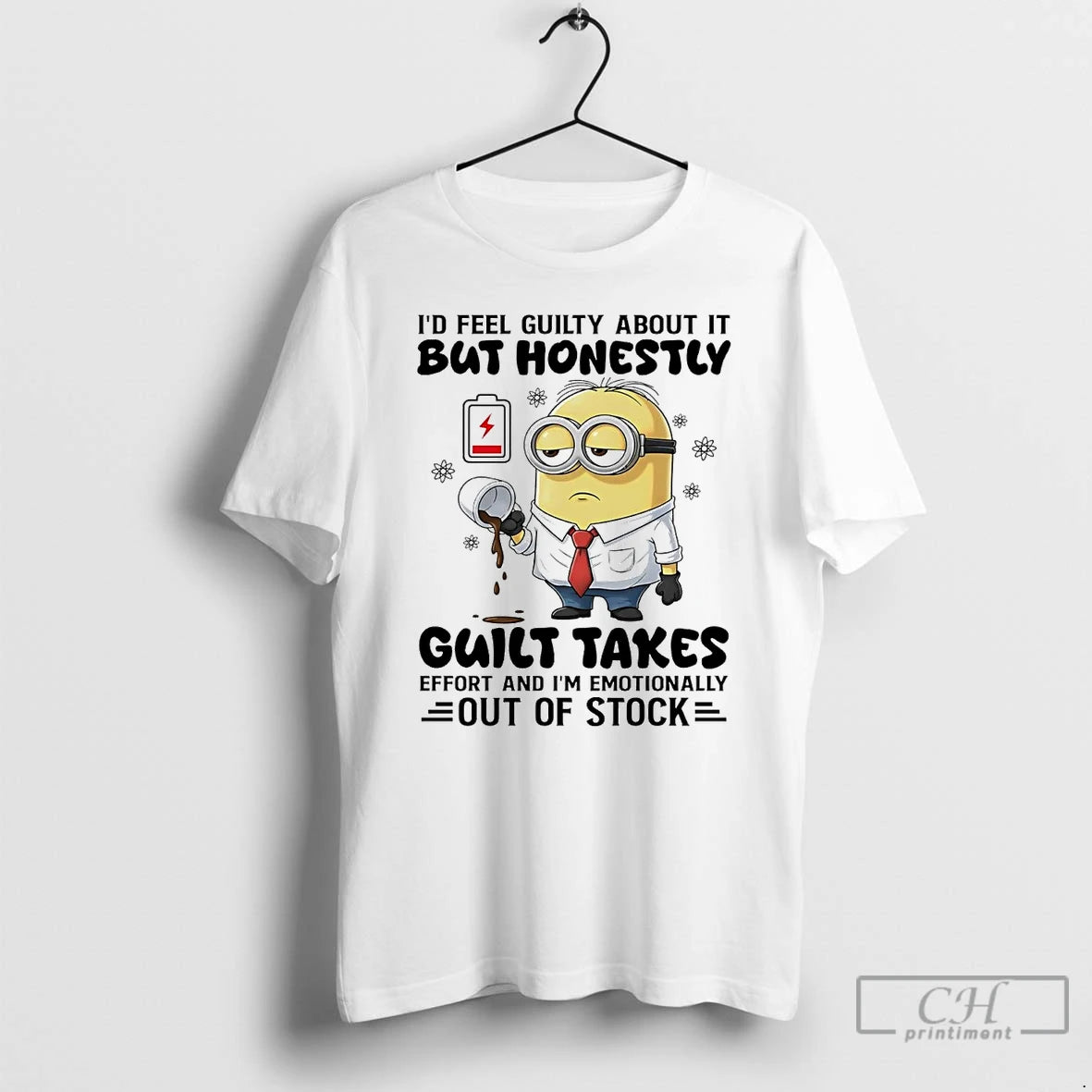 Premium Minion Id Feel Guilty About It But Honestly Guilt Takes Christmas T Shirts Sweater Hoodie, Sweatshirt | PureTeeCo.com