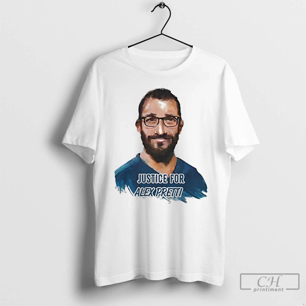 Premium Minneapolis Man Justice For Alex Pretti T-Shirts, Hoodie, Sweatshirt | PureTeeCo.com