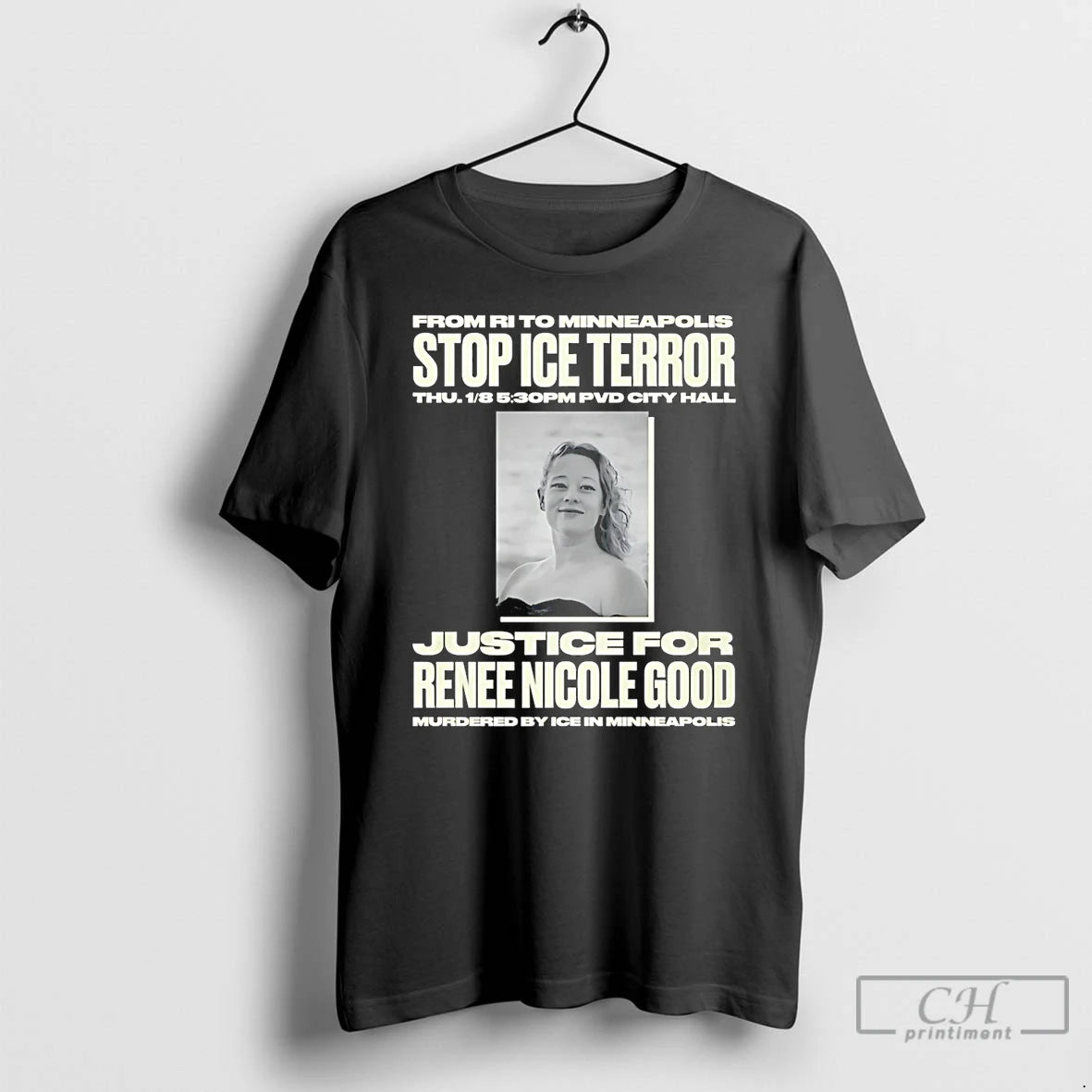 Premium Minneapolis Stop Terror Justice For Renee Nicole Good T-Shirts, Hoodie, Sweatshirt | PureTeeCo.com