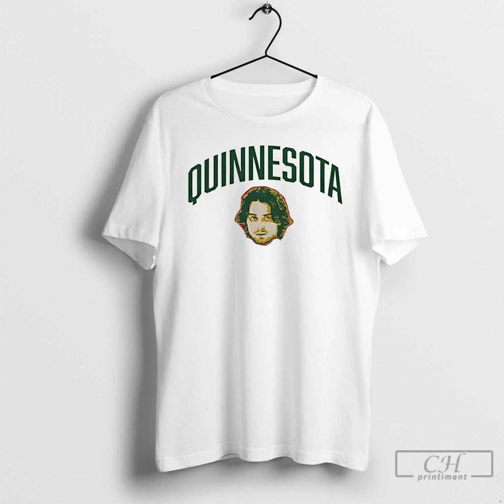 Premium Minnesota Wild Nhl Quinn Hughes Big Head Funny Quinnesota T-Shirts, Hoodie, Sweatshirt | PureTeeCo.com