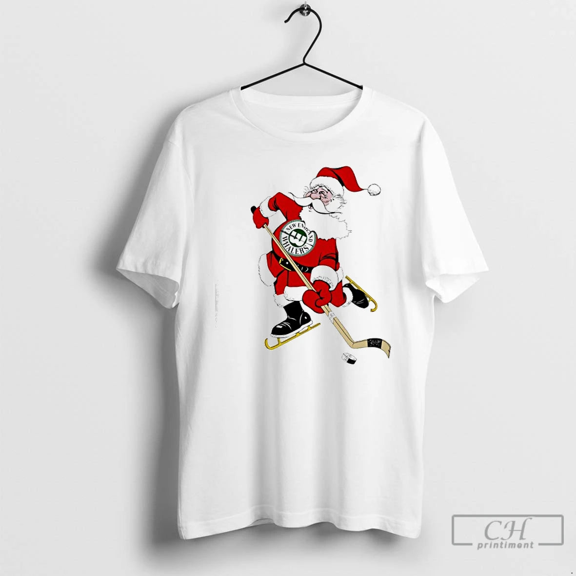 Premium New England Whalers Santa Christmas T-Shirts, Hoodie, Sweatshirt | PureTeeCo.com
