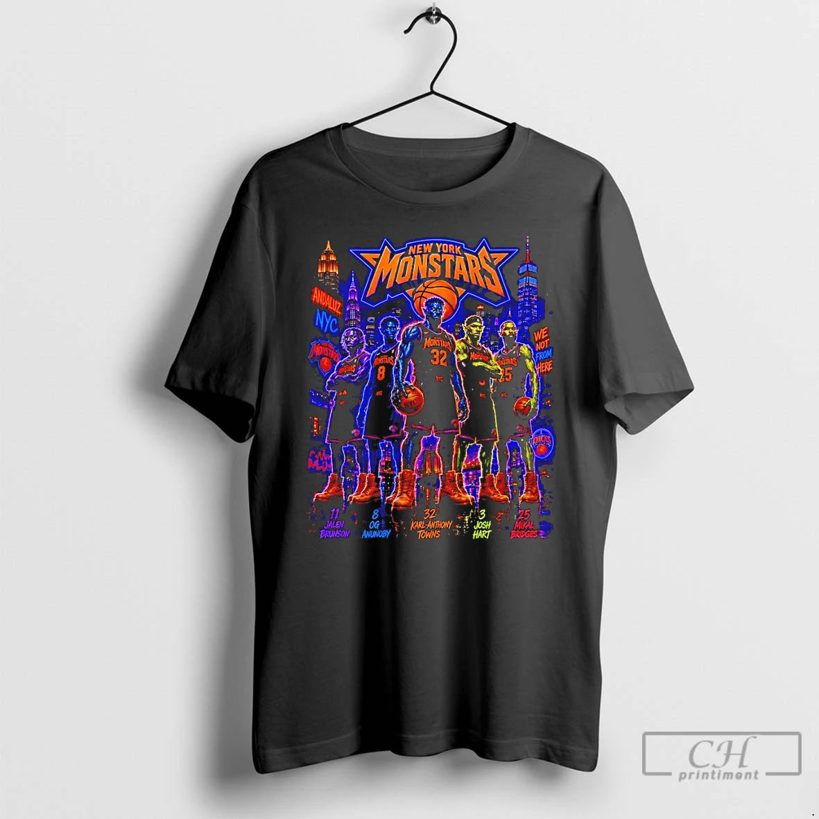 Premium New York Knicks 2026 Playoffs Space Jam Monstars