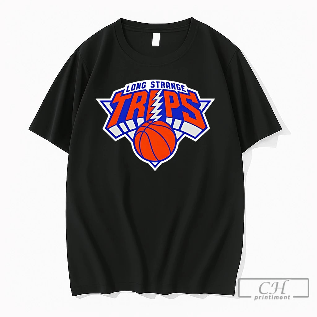 Premium New York Knicks Basketball Long Strange Trips Nba Parody