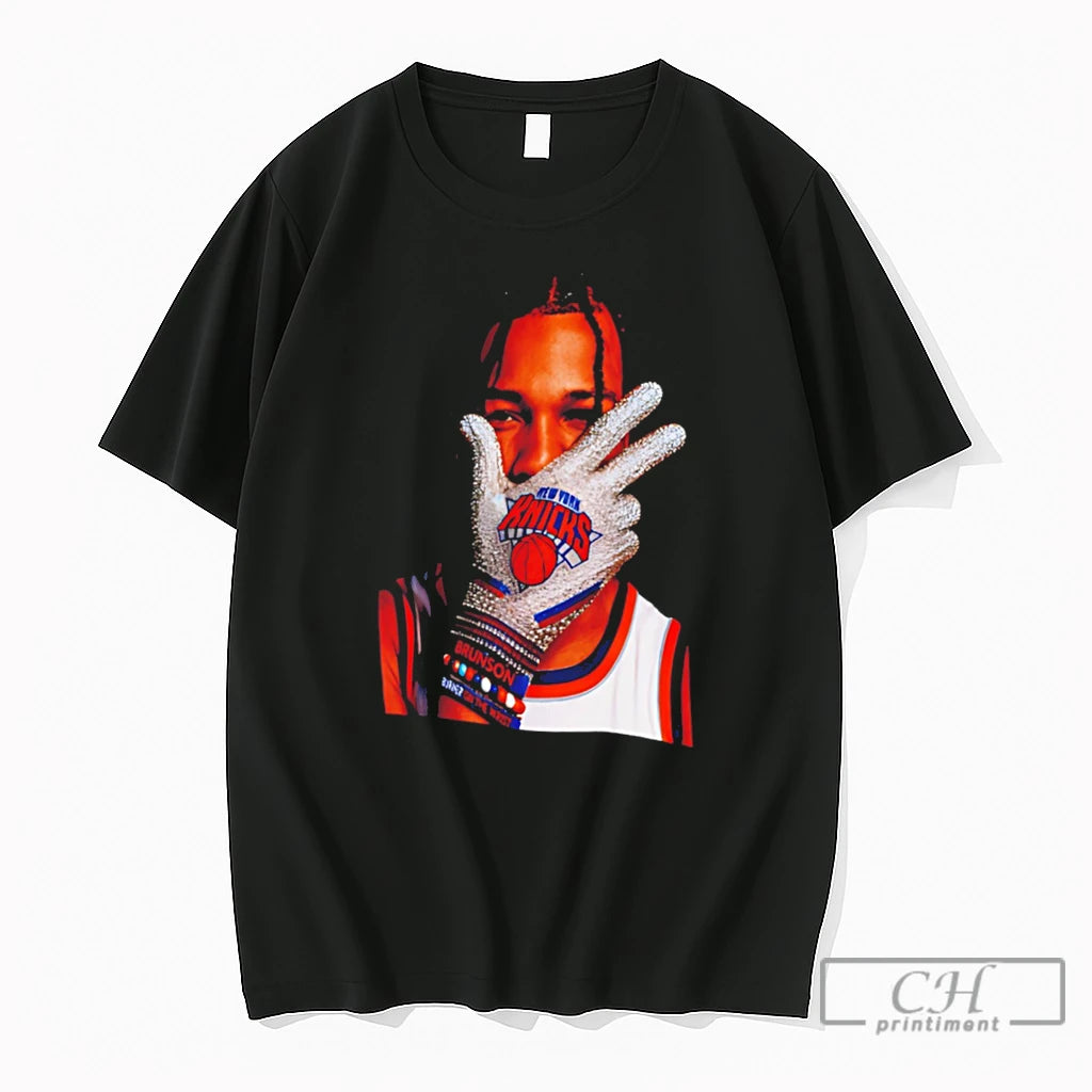 Premium New York Knicks Jalen Brunson Ny Iceman Glove Tee