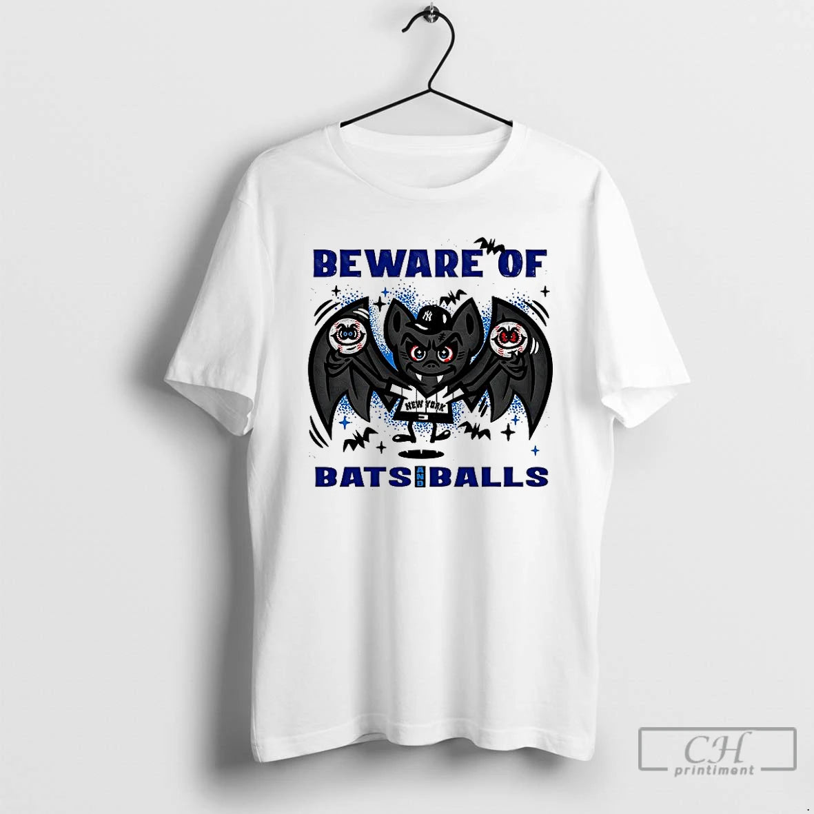 Premium New York Yankees Baseball Beware Of Bats And Balls Halloween T Shirts