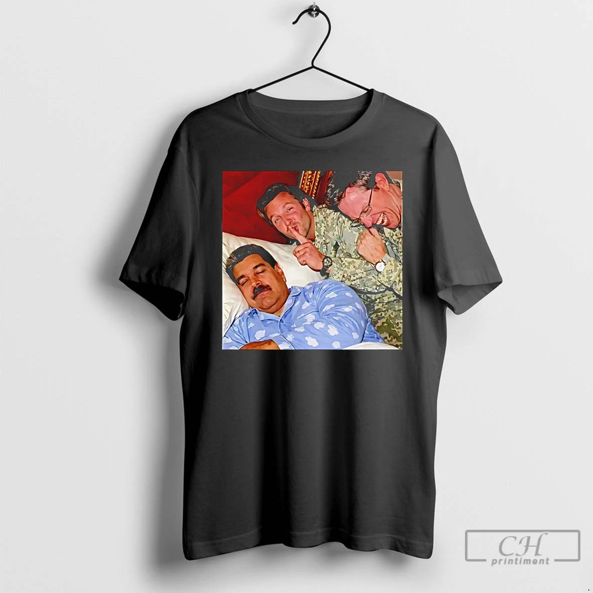 Premium Nicolas Maduro Is Asleep And The Army T-Shirts, Hoodie, Sweatshirt | PureTeeCo.com