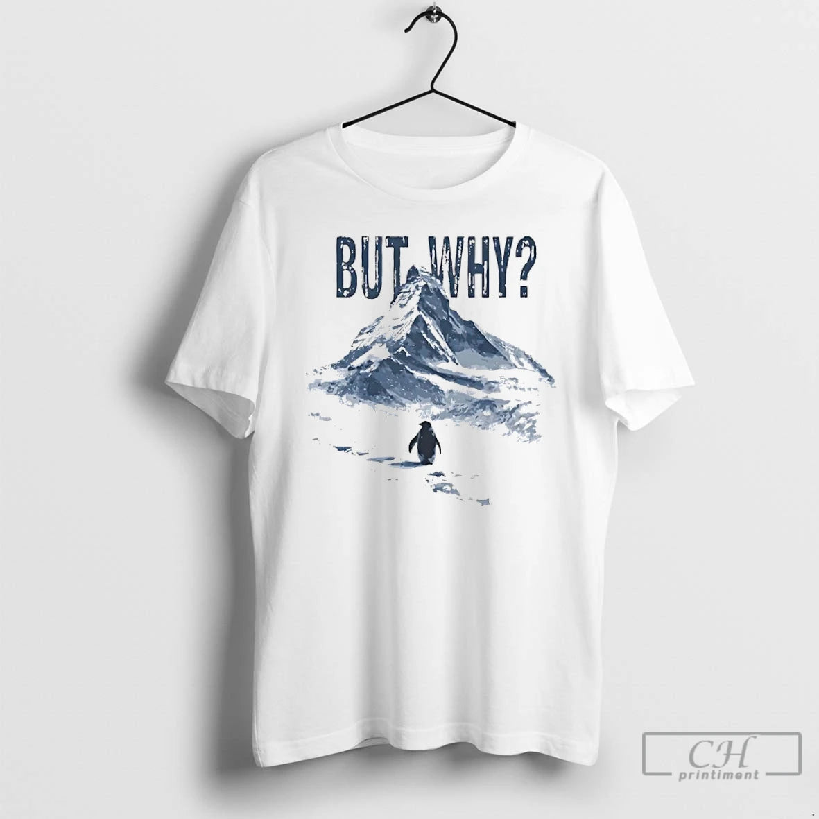 Premium Nihilist Penguin But Why T-Shirts, Hoodie, Sweatshirt | PureTeeCo.com