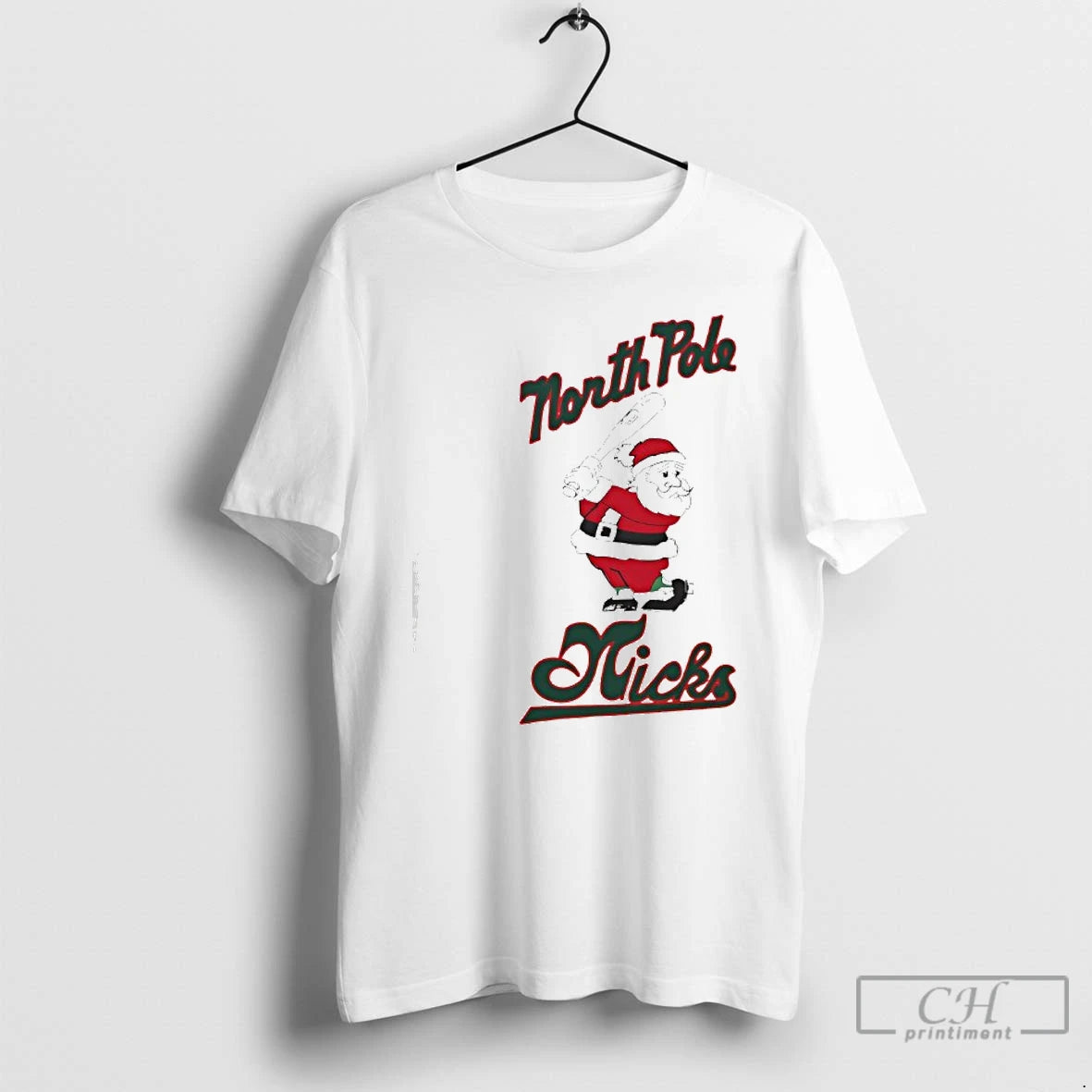 Premium North Pole Nicks Santa Christmas T-Shirts, Hoodie, Sweatshirt | PureTeeCo.com