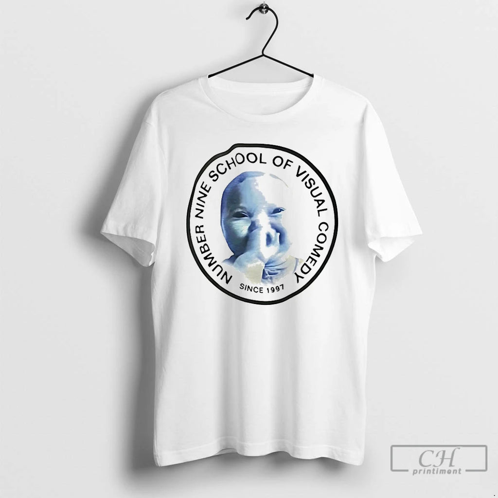 Premium Number Nine School Of Visual Comedy Since 1997 T-Shirts, Hoodie, Sweatshirt | PureTeeCo.com
