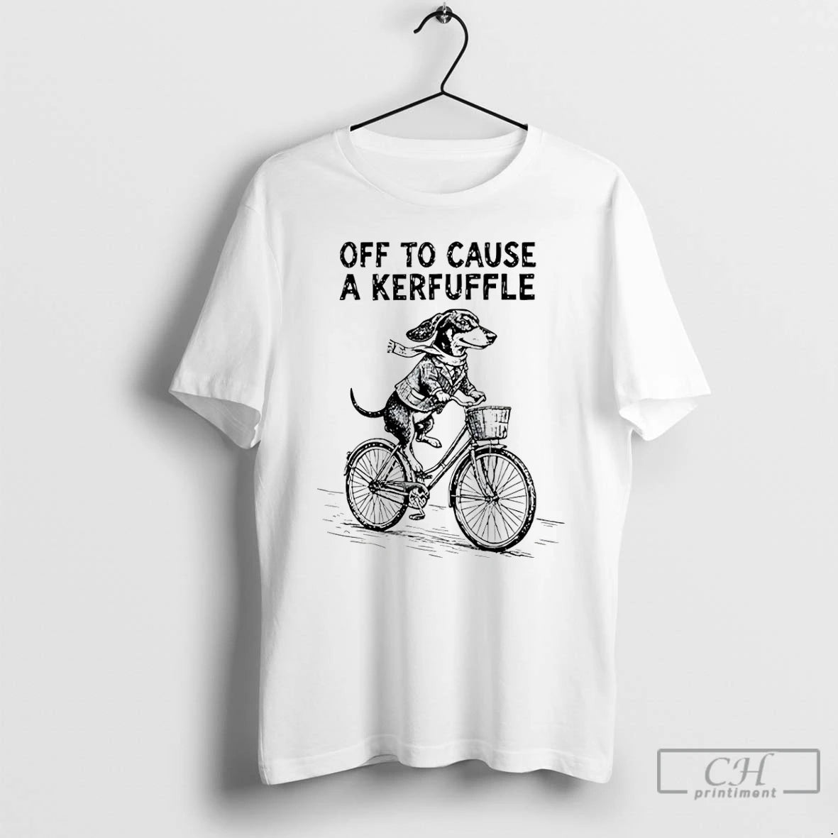Premium Off To Cause A Kerfuffle Dachshund T-Shirts, Hoodie, Sweatshirt | PureTeeCo.com