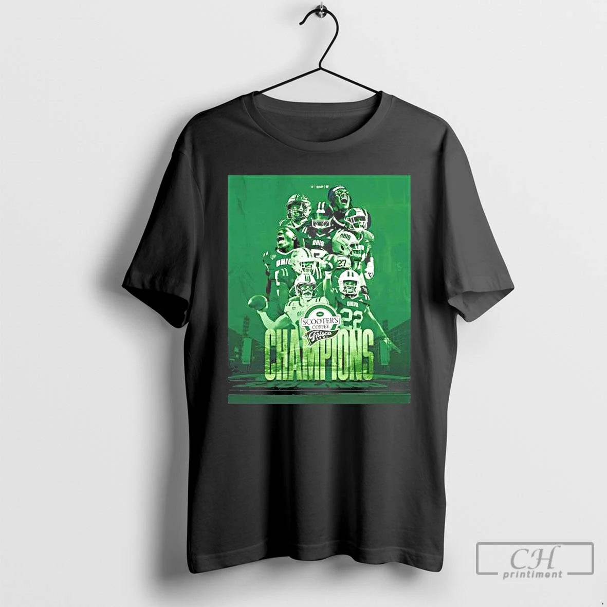 Premium Ohio Bobcats Scooters Coffee Frisco Bowl Champions 2025 T-Shirts, Hoodie, Sweatshirt | PureTeeCo.com