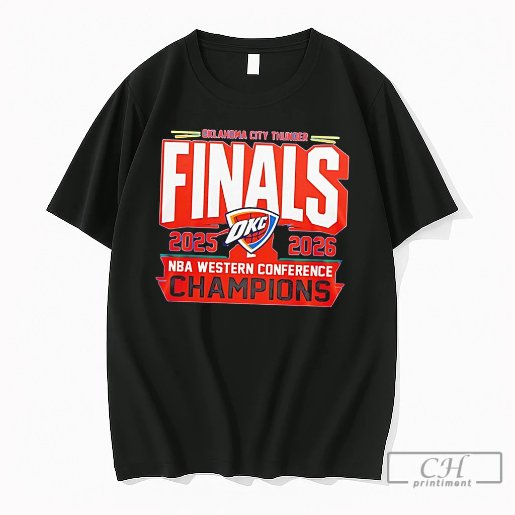 Premium Oklahoma City Thunder Finals Western Conference Champions 2026 Tee