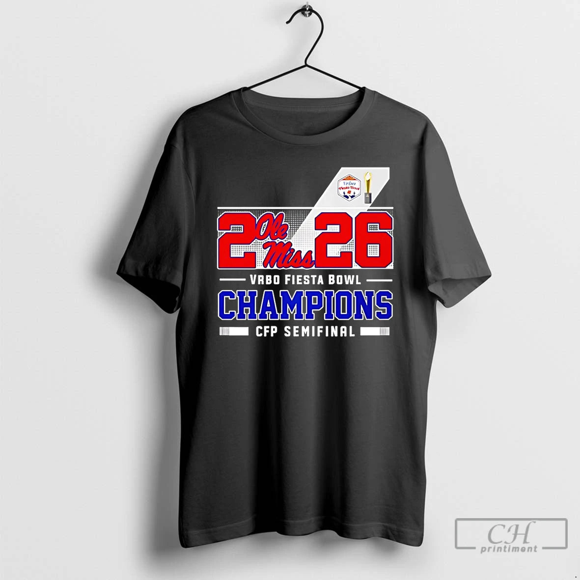 Premium Ole Miss Rebles Football Cfp 2026 Vrbo Fiesta Bowl Champions T-Shirts, Hoodie, Sweatshirt | PureTeeCo.com