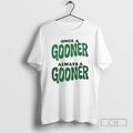 Premium Once A Gooner Always A Gooner Graphic Shirt Sweater Hoodie, Sweatshirt | PureTeeCo.com