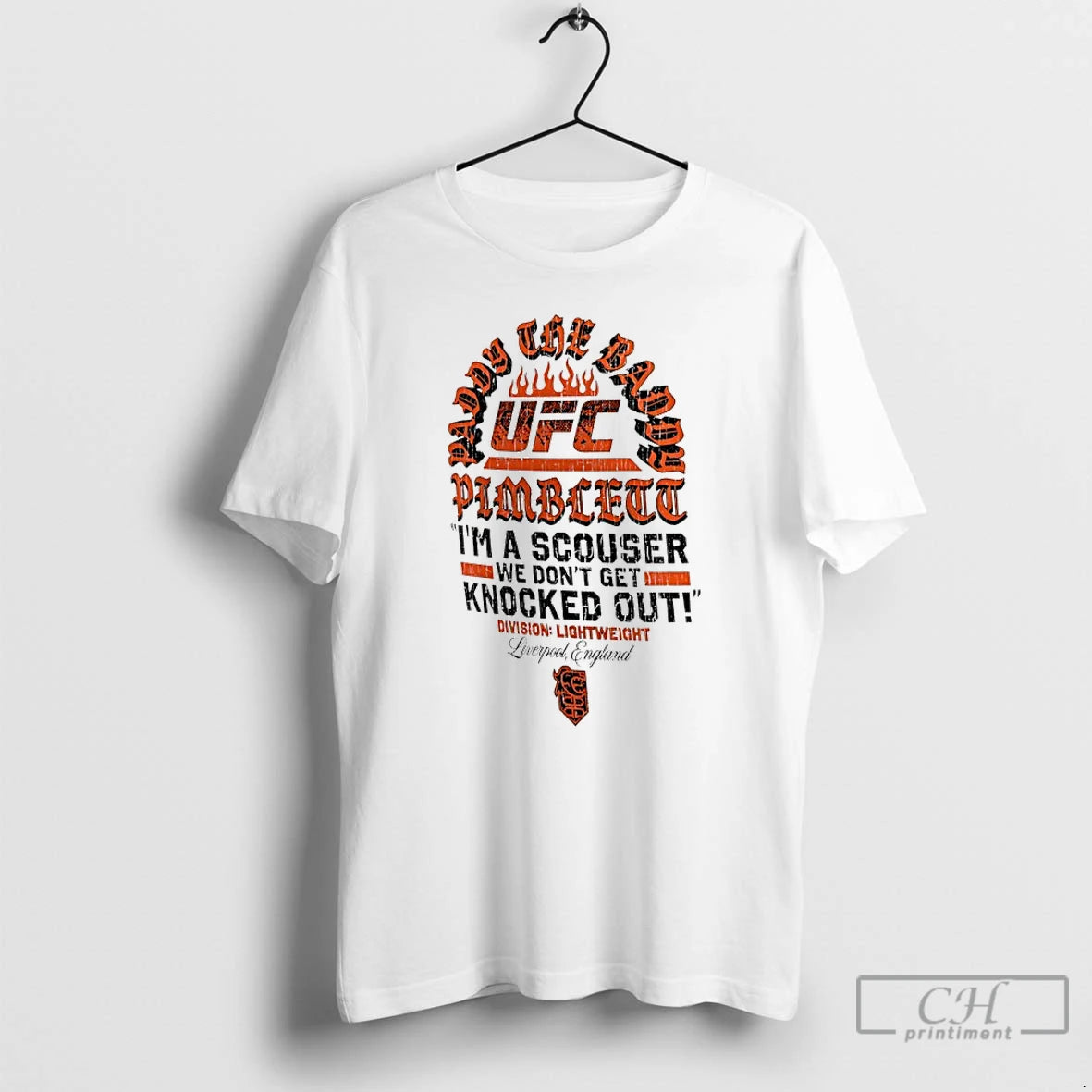 Premium Paddy Pimblett Ufc Im A Scouser We Dont Get Knocked Out T Shirts Sweater Hoodie, Sweatshirt | PureTeeCo.com