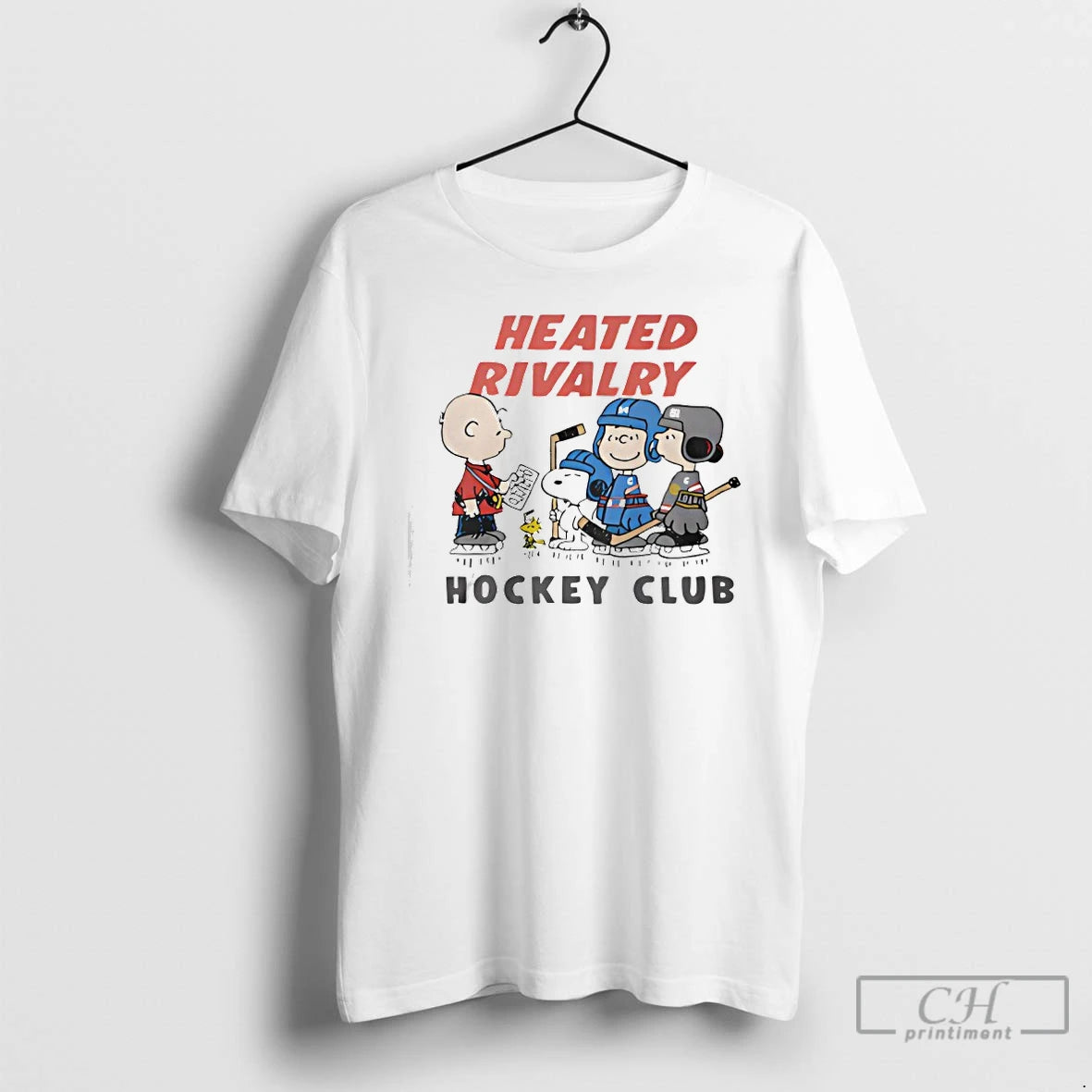 Premium Peanuts Characters Heated Rivalry Hockey Club T-Shirts, Hoodie, Sweatshirt | PureTeeCo.com