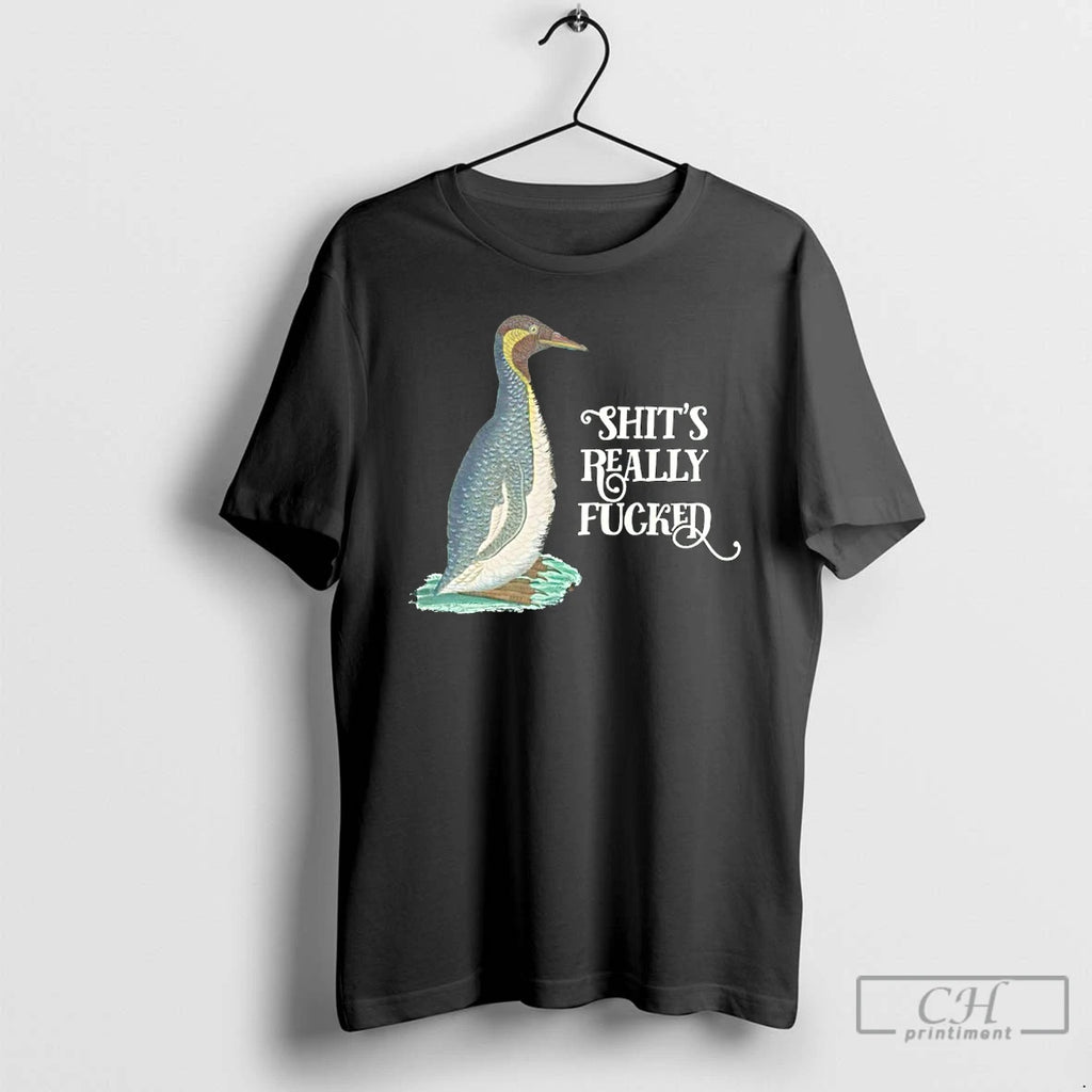 Premium Penguin Shits Really Fucked T-Shirts, Hoodie, Sweatshirt | PureTeeCo.com