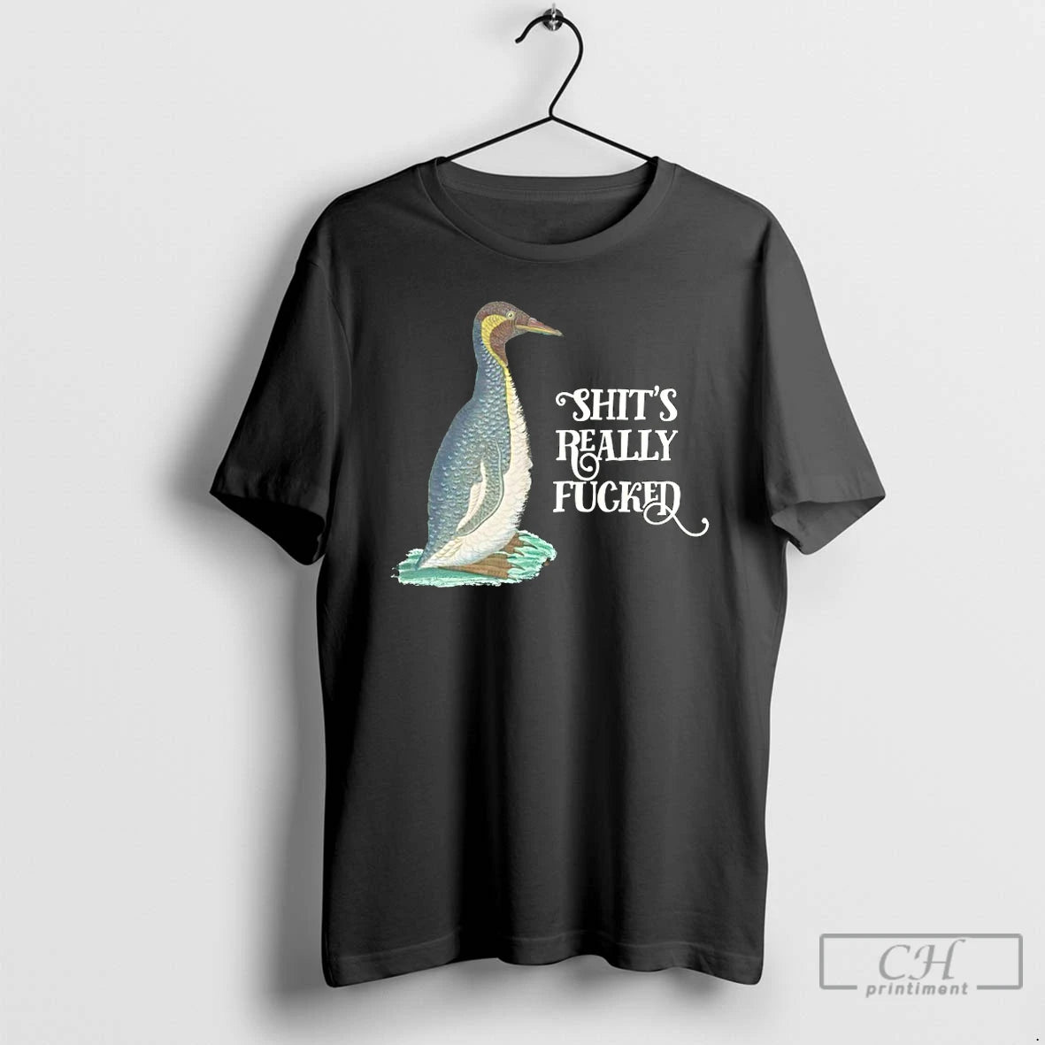 Premium Penguin Shits Really Fucked T-Shirts, Hoodie, Sweatshirt | PureTeeCo.com