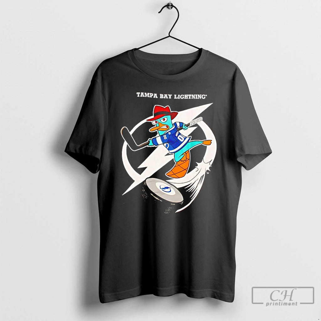 Premium Perry The Platypus Tampa Bay Lightning T-Shirts, Hoodie, Sweatshirt | PureTeeCo.com