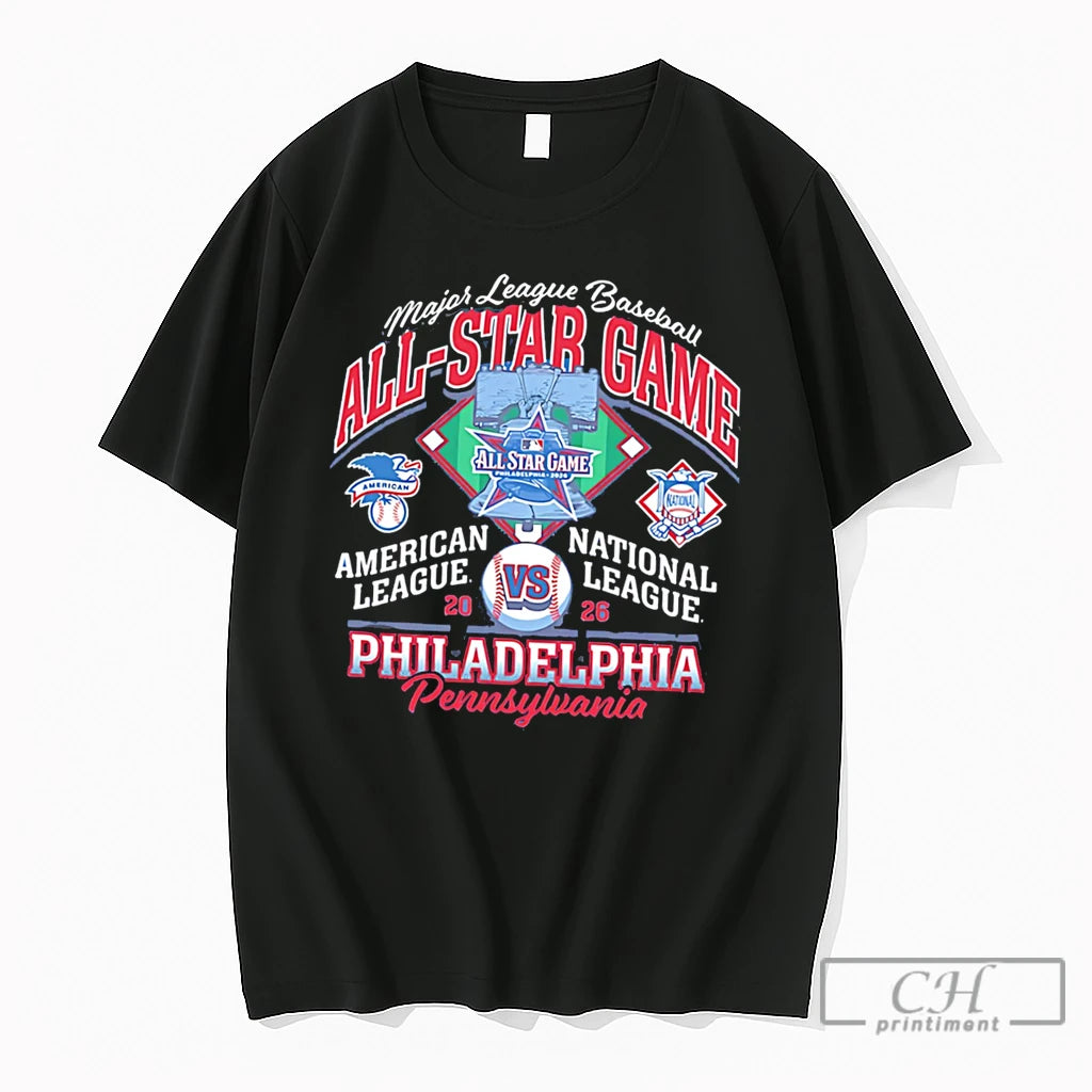 Premium Philadelphia Phillies Mlb All Star Game 2026 Philadelphia Pennsylvania Tee