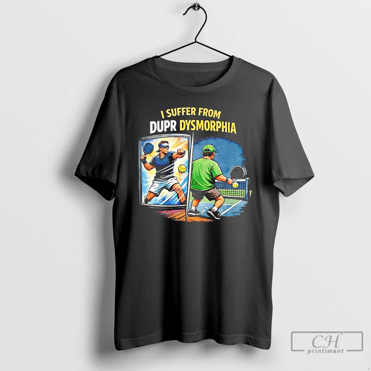 Premium Pickleball I Suffer From Dupr Dysmorphia T-Shirts, Hoodie, Sweatshirt | PureTeeCo.com