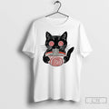 Premium Psychedelic Ramen Cat Japanese Foodie T-Shirts, Hoodie, Sweatshirt | PureTeeCo.com