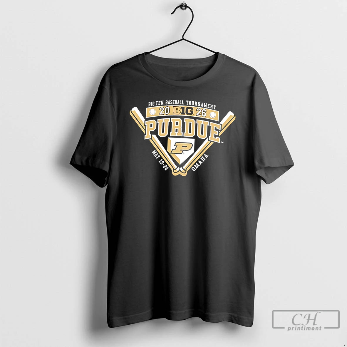 Premium Purdue Boilermakers 2026 Big Ten Baseball Tournament Participant Tee