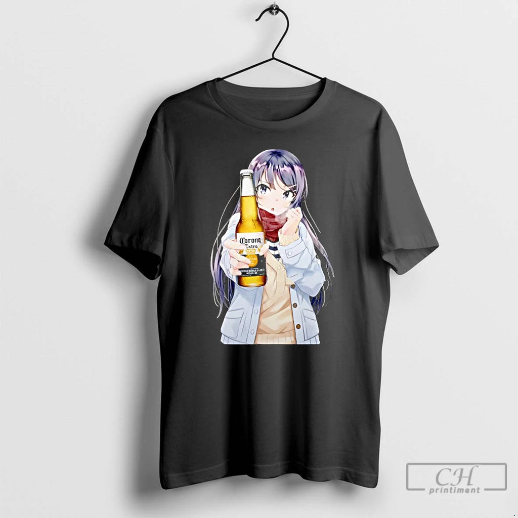 Premium Rabbit Beer Corona Extra Anime T-Shirts, Hoodie, Sweatshirt | PureTeeCo.com