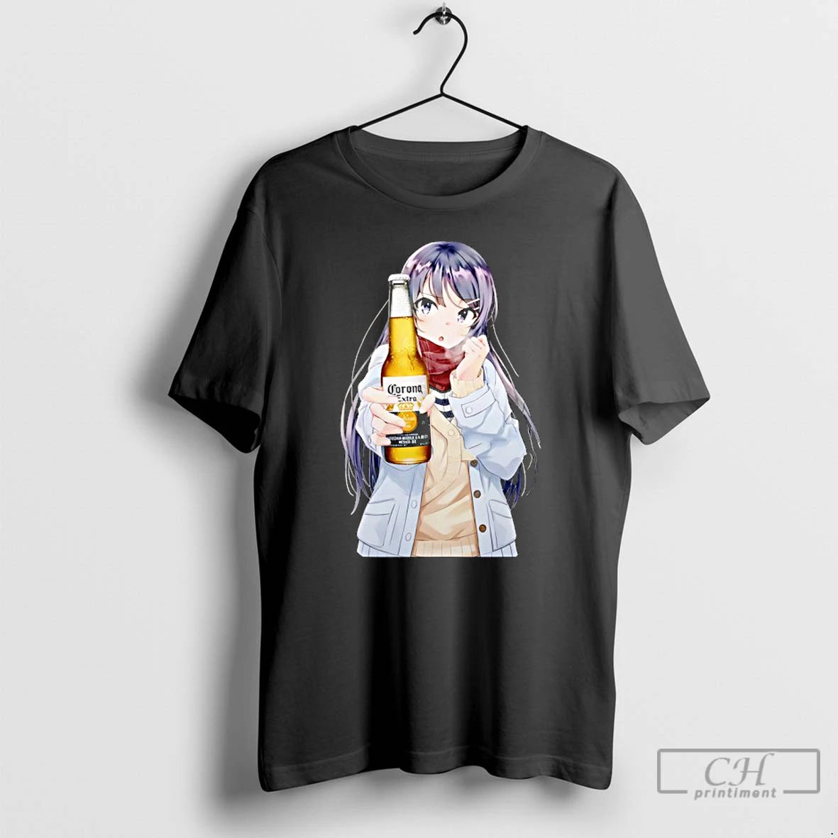 Premium Rabbit Beer Corona Extra Anime T-Shirts, Hoodie, Sweatshirt | PureTeeCo.com