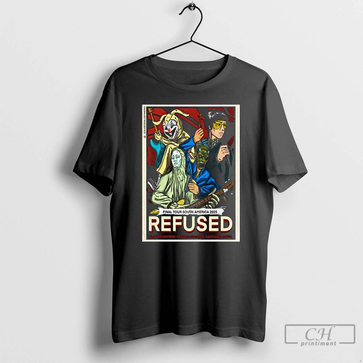Premium Refused November 3 2025 Teatro Coliseo In Santiago Chile Long Sleve T Shirts