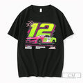 Premium Ryan Blaney Team Penske No 12 Body Armor Flash Iv Signature Tee T Shirts