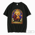 Premium Saint Padre Pio Catholic Devotional Gothic Vintage Tee