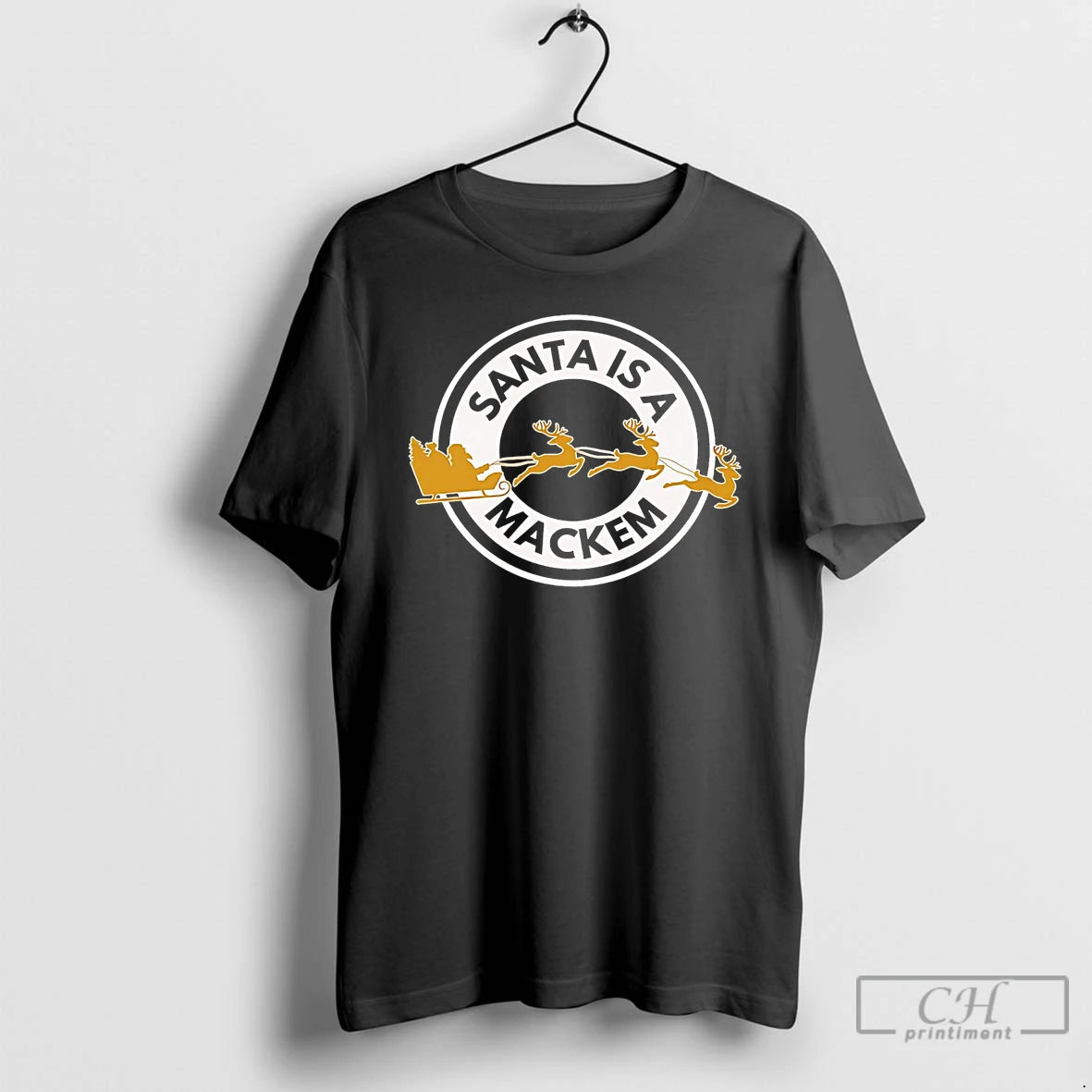 Premium Santa Is A Mackem Sunderland Afc Christmas T-Shirts, Hoodie, Sweatshirt | PureTeeCo.com