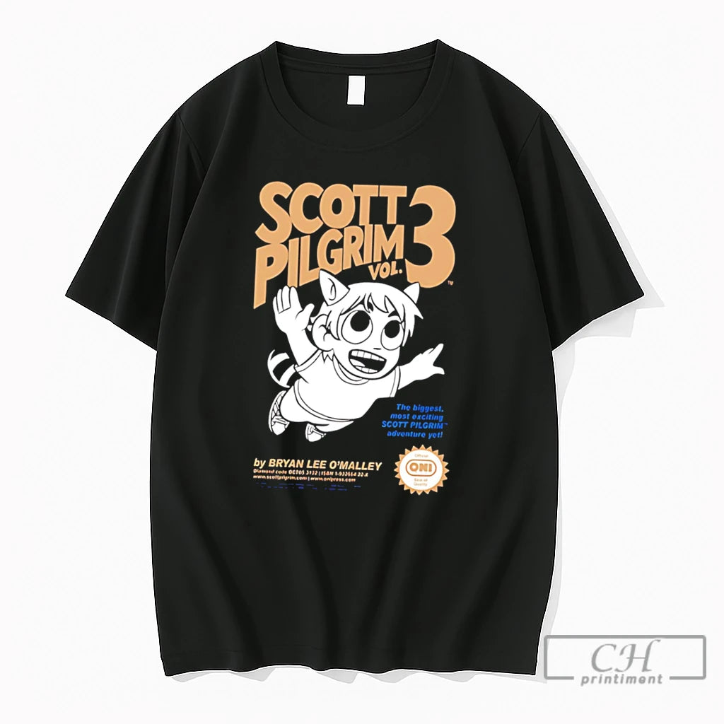 Premium Scott Pilgrim Vol 3 Mario Bros Parody Tee