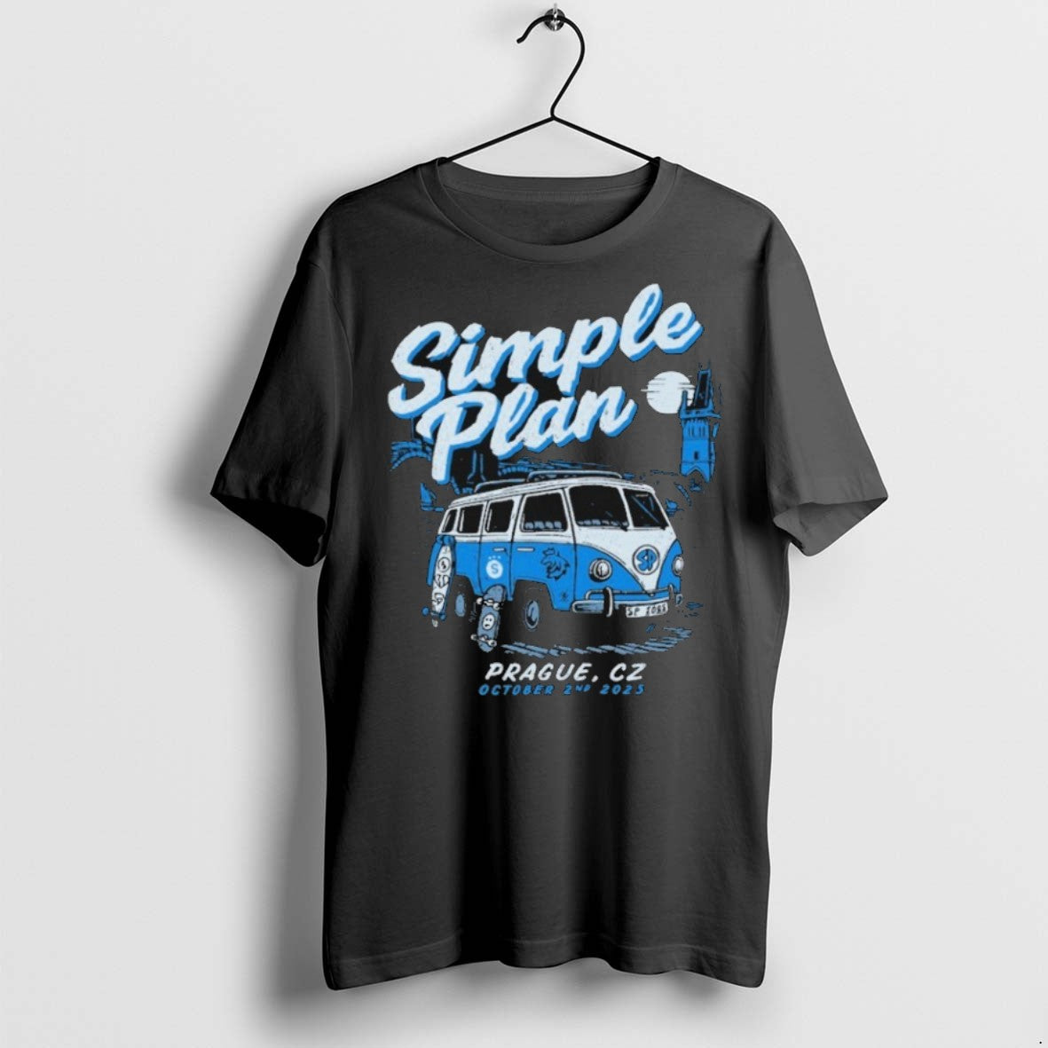 Premium Simple Plan Prague Czechia October 02 2025 T Shirts
