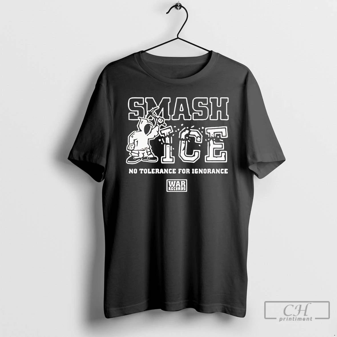Premium Smash Ice No Tolerance For Ignorance T-Shirts, Hoodie, Sweatshirt | PureTeeCo.com
