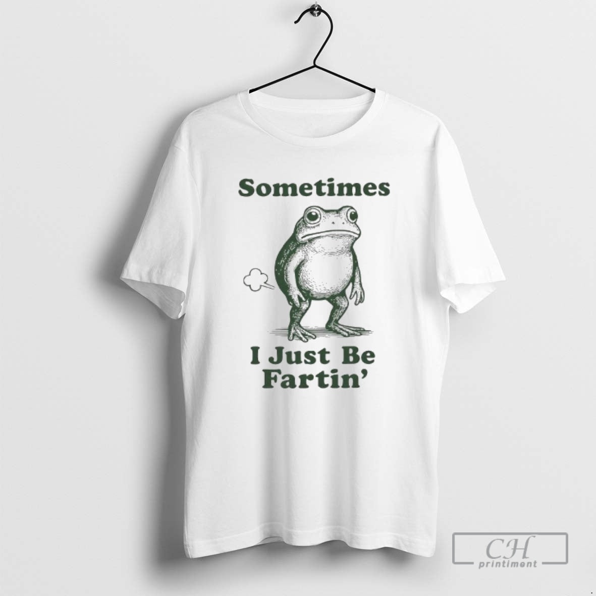 Premium Sometimes I Just Be Fartin Funny Frog Graphic Shirt Sweater Hoodie, Sweatshirt | PureTeeCo.com