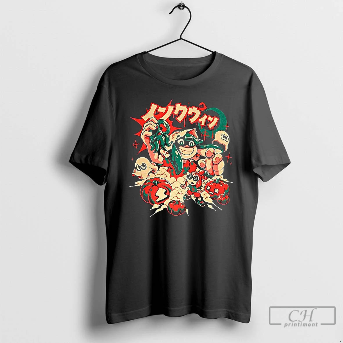 Premium Splatoon Game Character Inkween Halloween T Shirts